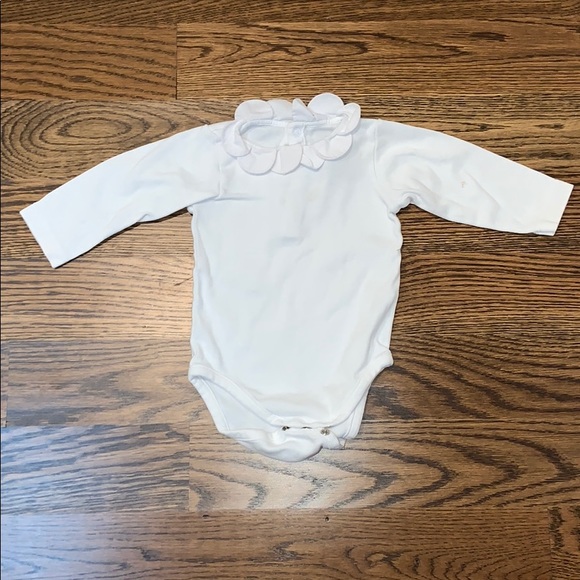 collared onesie baby girl